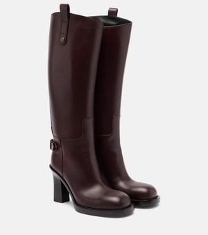 Burberry Stiefel Cavalier 85 Aus Leder - Braun