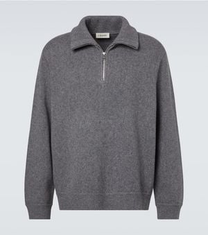 FRAME Pull En Laine Et Coton - Gris