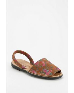 Jeffrey Campbell Floral Avarca Sandal - Brown