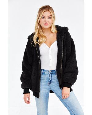 Obey Fuzzy Alps Jacket - Black