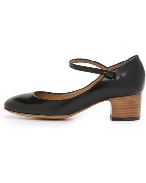 A.P.C. Jasmine Mary Jane Shoes - Black