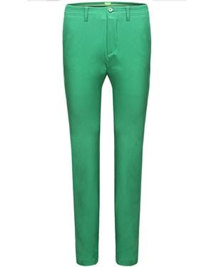 BOSS Golf Trousers In Fabric Blend: 'hakan 7' - Green
