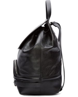 CoSTUME NATIONAL Black Leather Backpack