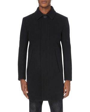 Superdry Idris Elba X Leading Wool-blend Trench Coat - Blue