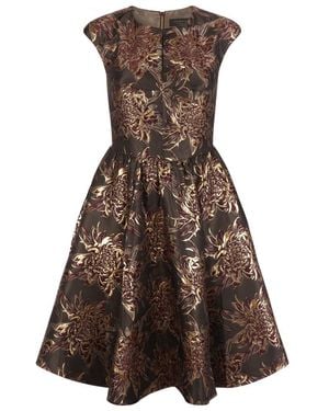 Ted Baker Laurey Floral Jacquard Dress - Blue