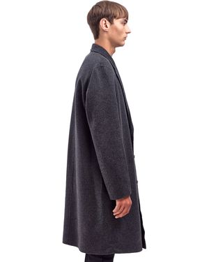 Acne Studios Mens Charles Oversized Wool Coat - Grey