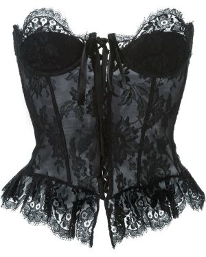 Moschino Lace Corset - Black