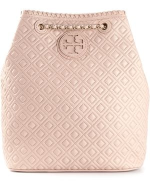 Tory Burch Marion Quilted Backpack - Pink