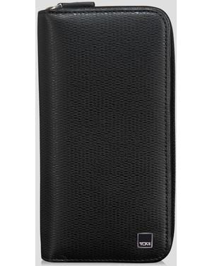 Tumi Monaco Large Zip Around Travel Wallet - Black