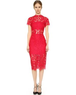 Alexis Leona Lace Dress - Red