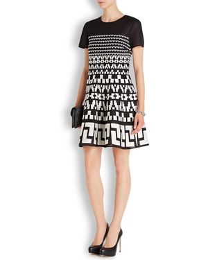 Michael Kors Hamilton Black Saffiano Leather Court Shoes