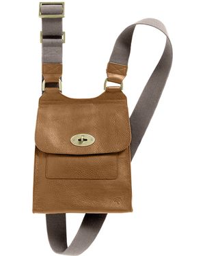 Mulberry Antony Leather Cross-body Bag - Brown