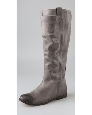 Frye Paige Tall Riding Boots - Grey