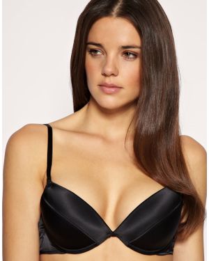Ultimo Miracle A D Diamante Back Bra With Removable Gel Pads - Black