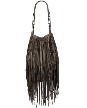 AllSaints Bonita Fringe Bag - Brown