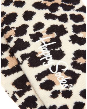 Happy Socks Leopard Print Socks - Multicolour