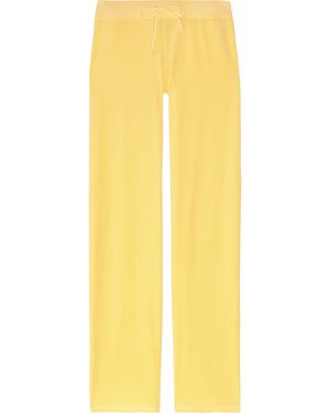 Juicy Couture Velour Track Pants - Yellow