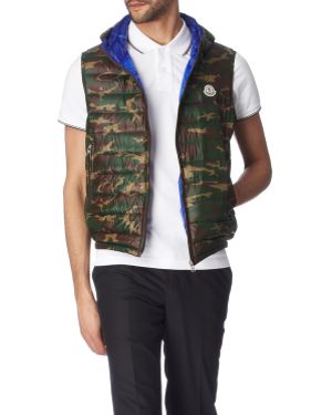 Moncler Patrick Camouflage Gilet - Green