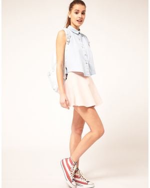 American Apparel Corduroy Circle Skirt - Pink