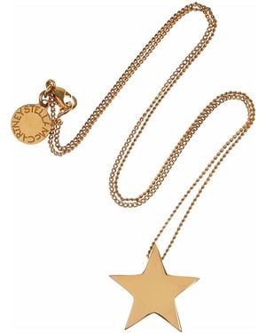 Stella McCartney Polished Goldtone Star Necklace - Metallic