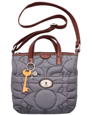 Fossil Vintage Keyper Crossbody Bag - Gray