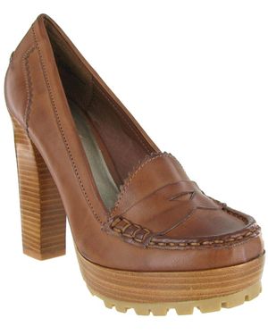 MIA Kayte Loafer Pumps - Brown