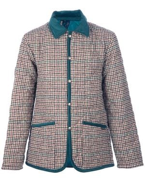 Lavenham Tweed Padded Jacket - Brown