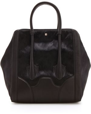 Pour La Victoire Butler Calfhair Bag - Black