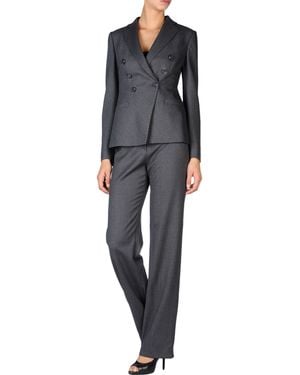 Giorgio Armani Pinstripe Suit - Grey