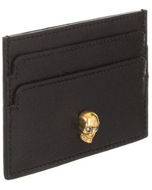 【関税込み】Skull Phone Case - Alexander Mcqueen - Leather - McQueen Skull-embellished croc-embossed leather phone case