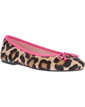 Pretty Ballerinas Leopard Print Ballerina - Pink