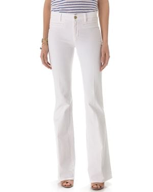 M.i.h Jeans Marrakesh Kick Flare Jeans - White