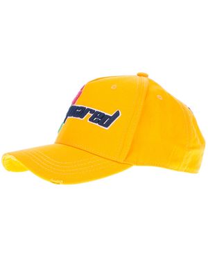DSquared² Honolulu Hawaii Cap - Yellow