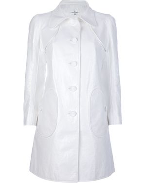 Courreges Vinyl Trench Coat - White