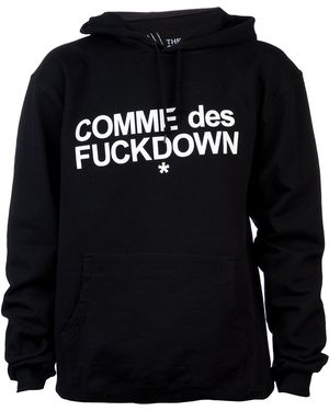 SSUR Comme Des Fuckdown Hoodie - Black