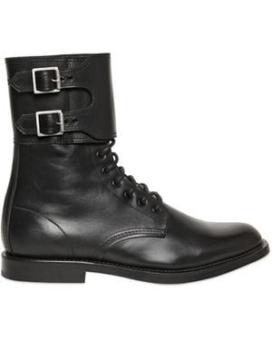 Saint laurent buckle boots sale
