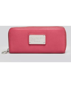 Marc By Marc Jacobs Wallet Classic Q Vertical Zippy - Pink
