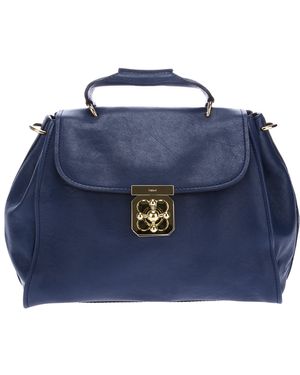 Chloé Elsie Satchel Bag - Blue