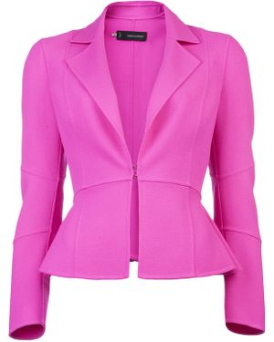 DSquared² Flirty Peplum Blazer - Purple