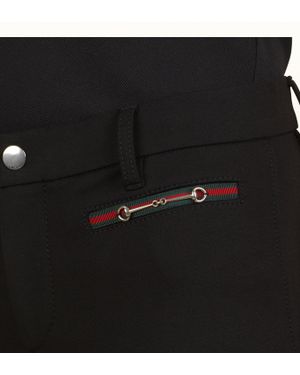 Gucci Black Riding Pant From Equestrian Collection
