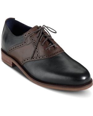 Cole Haan Carter Saddle Shoes - Black
