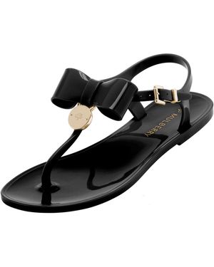 Mulberry Jelly Bow T-bar Sandal - Black