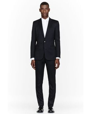 Saint Laurent Black Two_button Skinny Suit