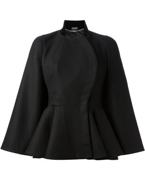 McQueen Fitted Cape - Black