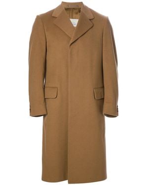 Aquascutum Cashmere and Wool Coat - Brown