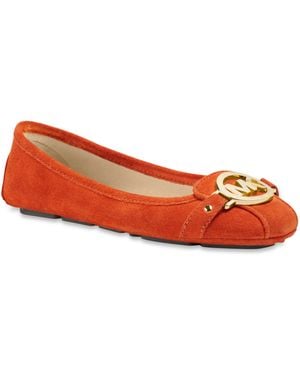 Michael Kors Fulton Moc Flats - Orange
