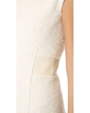 Rebecca Taylor Boucle Sheath Dress - Cream - Natural