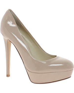 ALDO Monier Nude Platform Court Shoes - Natural