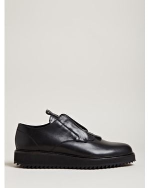 Damir Doma Mens Flautim Ripple Sole Leather Shoes - Black