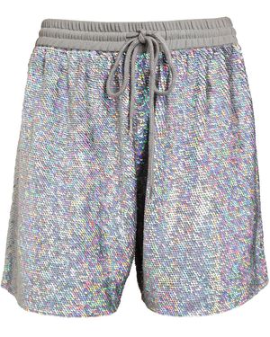 Ashish Holographic Sequin Shorts - Blue